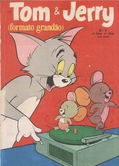 GIBI TOM & JERRY EDITÔRA EBAL FORMATO GRANDÃO COLOR Nº 7 JAN 1981 32 PAG