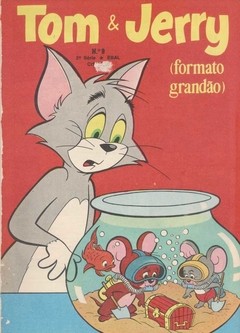 GIBI TOM & JERRY EDITÔRA EBAL FORMATO GRANDÃO COLOR Nº 9 MAR 1981 32 PAG