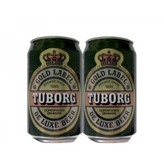 LATA TUBORG DE LUXE BEER 330 ML ALUMINIO DENMARK