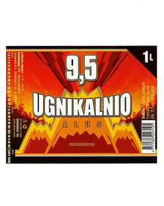 RÓTULO UGNIKALNIO ALUS PASTERIZUOTAS 1 LITRE POLAND