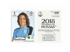 FIGURINHA COPA FIFA 2018 URUGUAY EDINSON CAVANI Nº 108