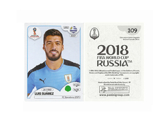 FIGURINHA COPA FIFA 2018 URUGUAY LUIS SUÁREZ Nº 109