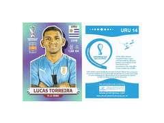 FIGURINHA COPA FIFA 2022 URUGUAY LUCAS TORREIRA Nº URU 14