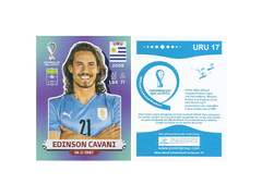 FIGURINHA COPA FIFA 2022 URUGUAY EDINSON CAVANI Nº URU 17