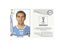 FIGURINHA COPA FIFA 2014 URUGUAY DIEGO GODIN Nº 264