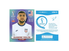 FIGURINHA COPA FIFA 2022 USA DEANDRE YEDLIN Nº USA 9