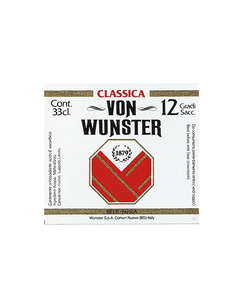 ROTULO VON WUNSTER CLASSICA BIRRA 33 CL ITALY - comprar online