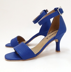 Sandalias MORIA azul francia graneado