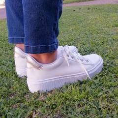 Zapatillas Buenos Aires blanco ecocuero en internet