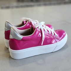 Zapatillas Buenos Aires charol fucsia edición limitada - comprar online