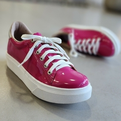 Zapatillas Buenos Aires charol fucsia edición limitada