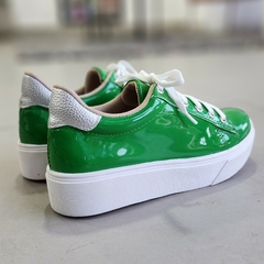 Zapatillas Buenos Aires charol verde edición limitada - comprar online