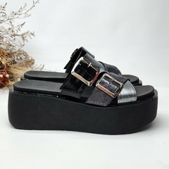 Sandalias LUPE negro, plata, peltre - comprar online