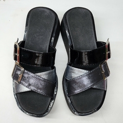 Sandalias LUPE negro, plata, peltre en internet