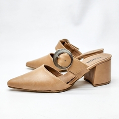 Suecos ISABEL ecocuero beige - comprar online