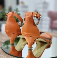 Sandalias THALIA ecocuero naranja - comprar online