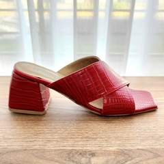 Suecos LOLA croco rojo