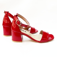 Sandalias ALMA charol rojo - comprar online