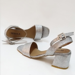 Sandalias JULIA metalizado plata - comprar online