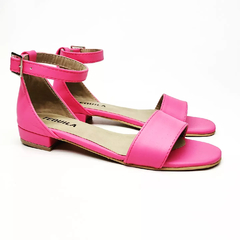 Sandalias STELLA ecocuero fucsia