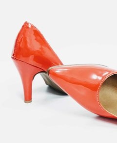 Stilettos charol taco fino 8 cm - comprar online