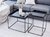 Mesa de centro Quadra Big Negra - RoomDeco