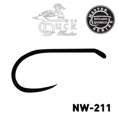 Anzuelo Barbless Para Ninfas - Duck Master NW-211/BL - Pack (20 Unidades)