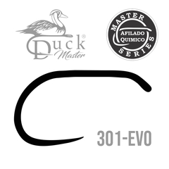 Anzuelo para Ninfas Barbless - Duck Master 301-EVO/BL - Pack (20 unidades)