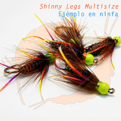 Patas de Goma Shinny Legs Multi Size