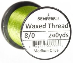 Hilo encerado 8/0 Semperfli Waxed Thread 240yardas