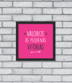 Quadro Pequenas Vitórias - Pendurama Quadros e Artigos de Decoração