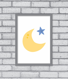 Imagem do Quadro Lua e Estrela