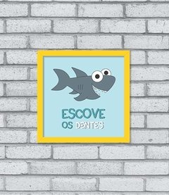 Quadro Escove os Dentes - comprar online