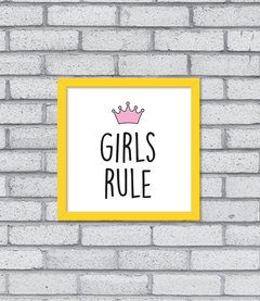 Quadro Girls Rule - loja online