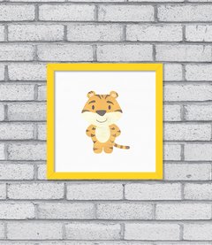 Imagem do Quadro Tigre Aqua