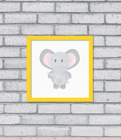 Imagem do Quadro Elefante Aqua