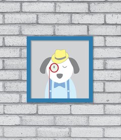 Quadro Hipster Puppy - Pendurama Quadros e Artigos de Decoração