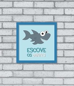 Quadro Escove os Dentes - Pendurama Quadros e Artigos de Decoração