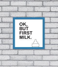 Quadro First Milk - Pendurama Quadros e Artigos de Decoração