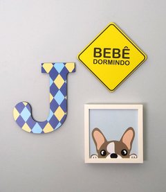 Placa Bebê Dormindo - comprar online