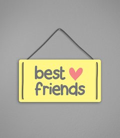 Placa Best Friends