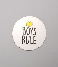 Placa Boys Rule