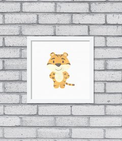 Quadro Tigre Aqua - comprar online