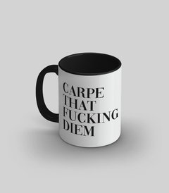 Caneca de porcelana - Carpe Diem