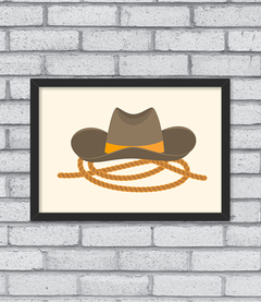 Quadro Chapéu de Cowboy na internet