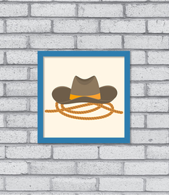 Quadro Chapéu de Cowboy - comprar online
