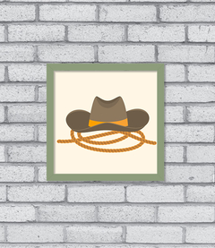 Quadro Chapéu de Cowboy - comprar online