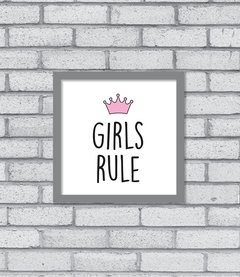 Quadro Girls Rule - comprar online