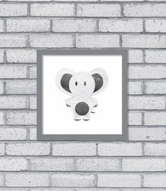 Quadro Elefante Aqua - Pendurama Quadros e Artigos de Decoração