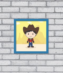 Quadro Cute Cowboy na internet